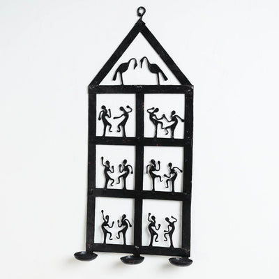 Bastar Tribal Wrought Penal Diya / Candle Stand