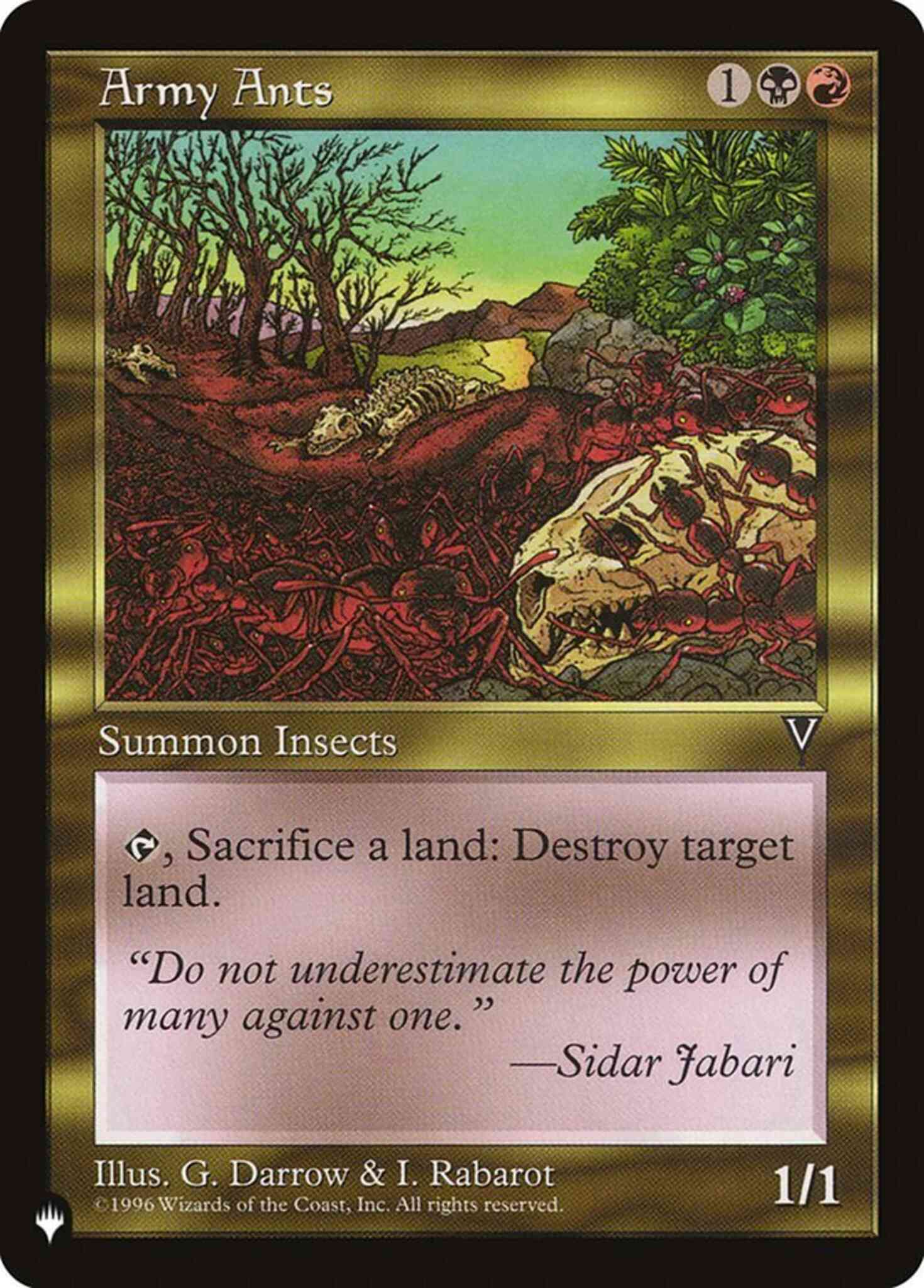 Army Ants [VIS-126] [The List] [Non-Foil]