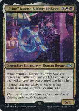 "Brims" Barone, Midway Mobster [449] [Unfinity] [Galaxy Foil]