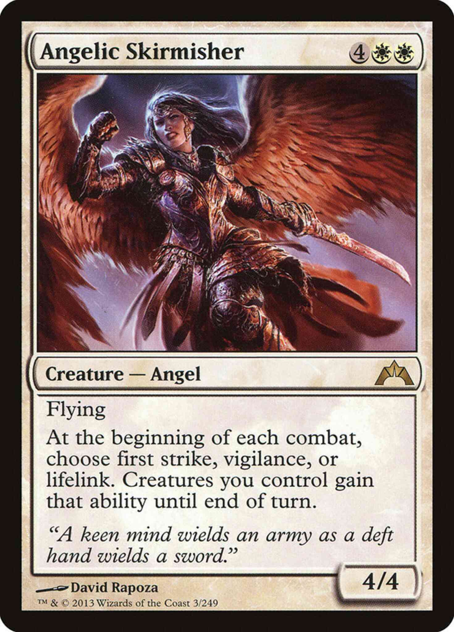 Angelic Skirmisher [3] [Gatecrash] [Non-Foil]