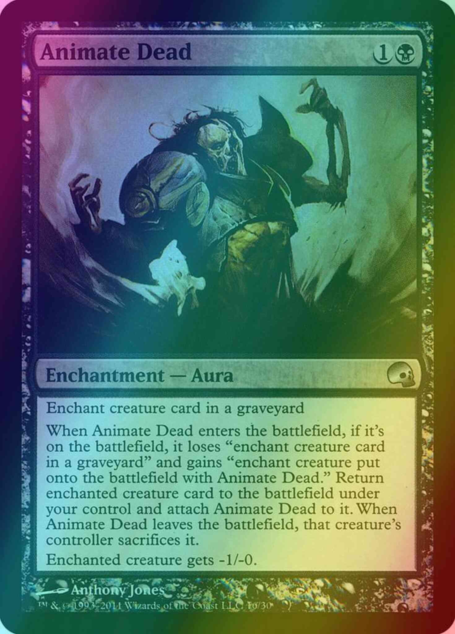 Animate Dead [16] [Premium Deck Series: Graveborn] [Foil]