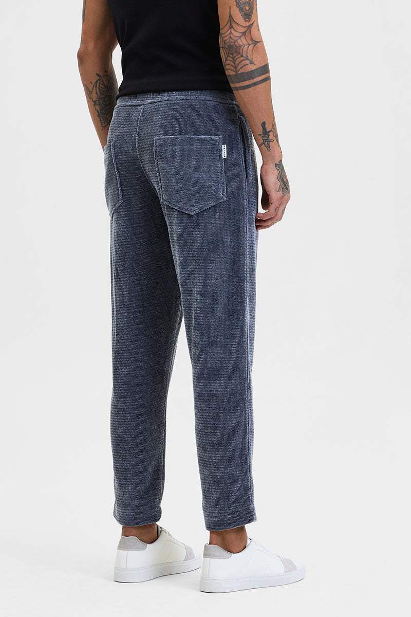 Grey Corduroy Relaxed Fit Trousers