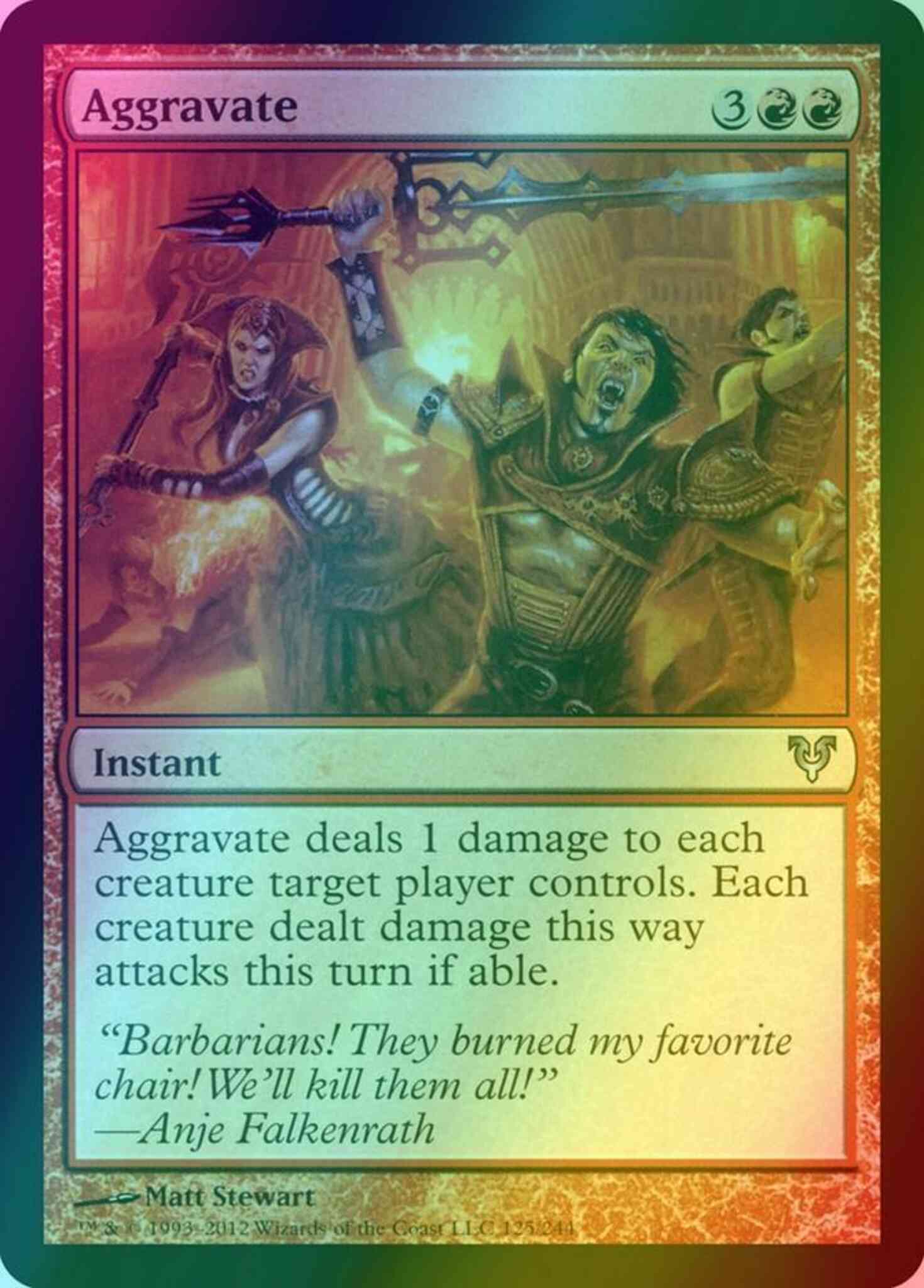 Aggravate [125] [Avacyn Restored] [Foil]