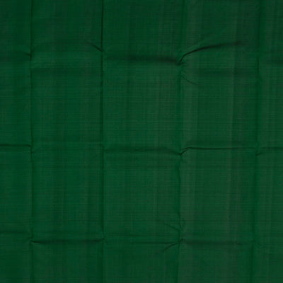 Oil Mustard Handloom Kanchipuram Silk Saree With Green Border