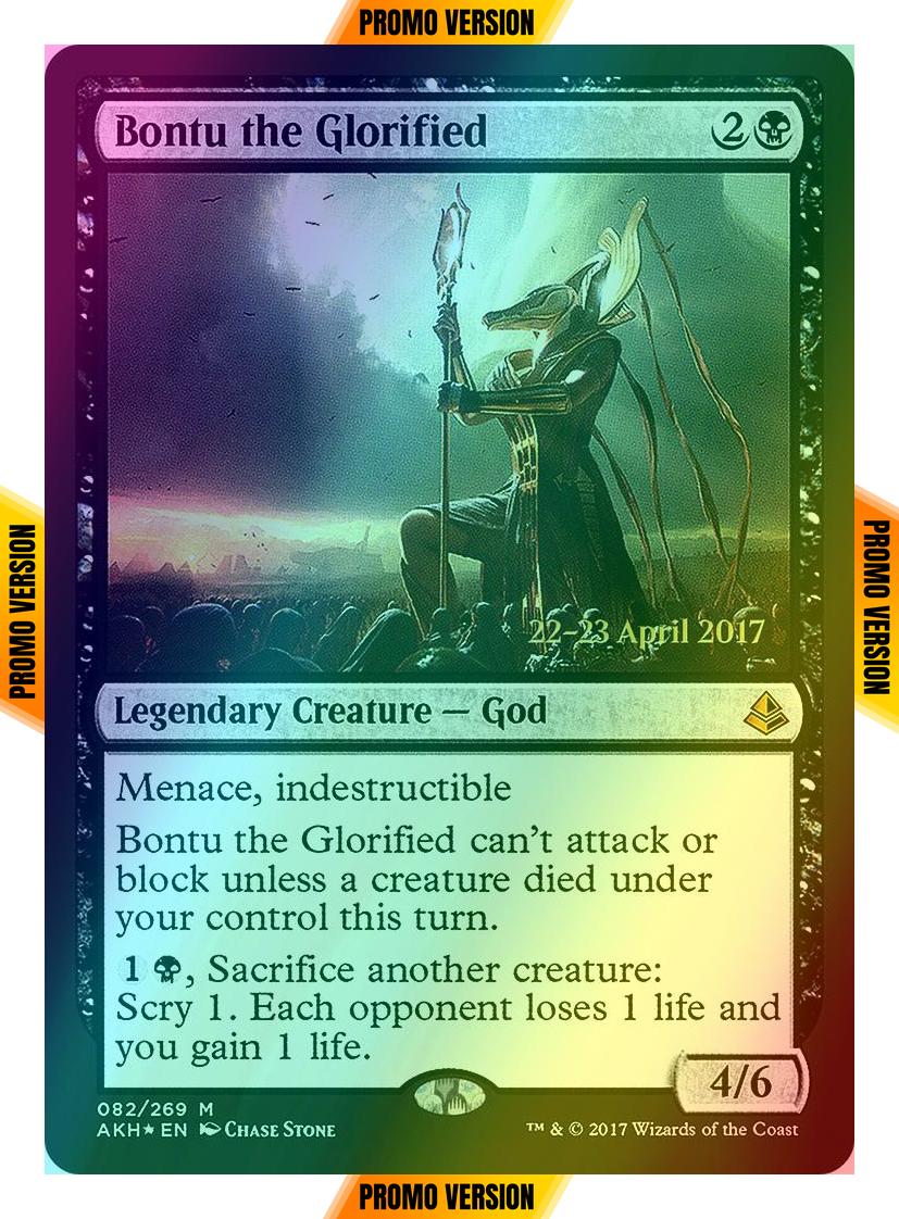 Bontu the Glorified [82s] [Amonkhet Promos] [Foil]