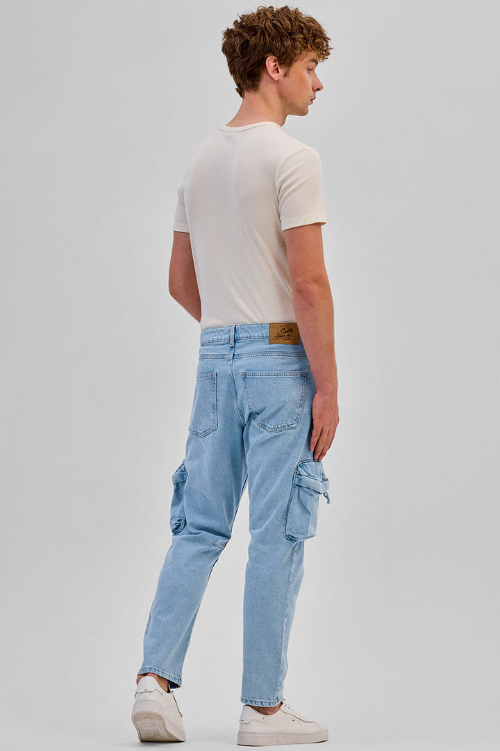 Light Blue Baggy Fit Jeans