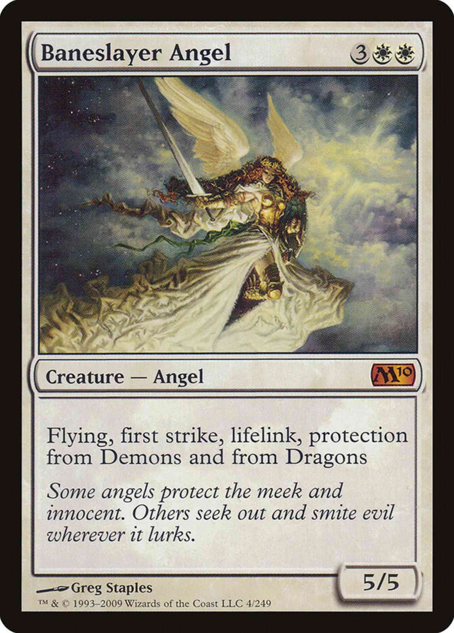 Baneslayer Angel [4] [Magic 2010] [Non-Foil]