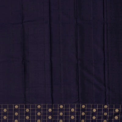 Purple Handloom Soft Silk Saree With Kamalam Buttas
