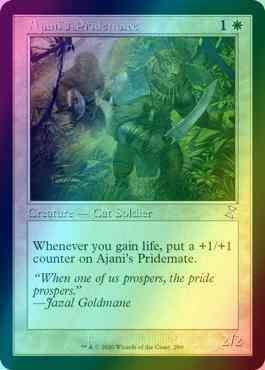 Ajani's Pridemate [290] [Time Spiral Remastered] [Foil]