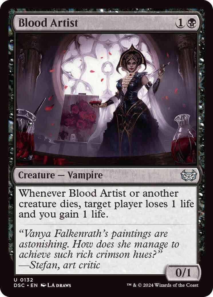 Blood Artist [132] [Duskmourn: House of Horror: Commander] [Non-Foil]