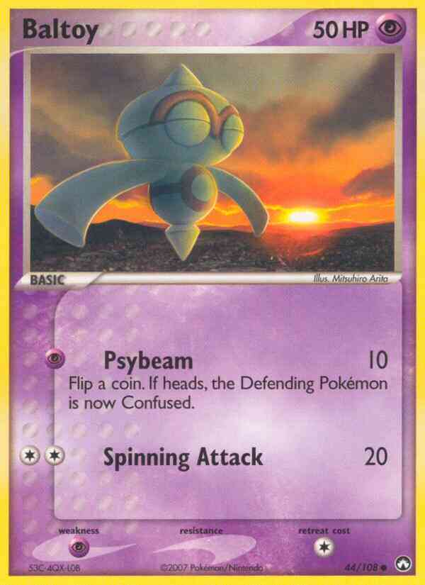 Baltoy - 44/108 - Common [ex16-44] [Reverse Holo]