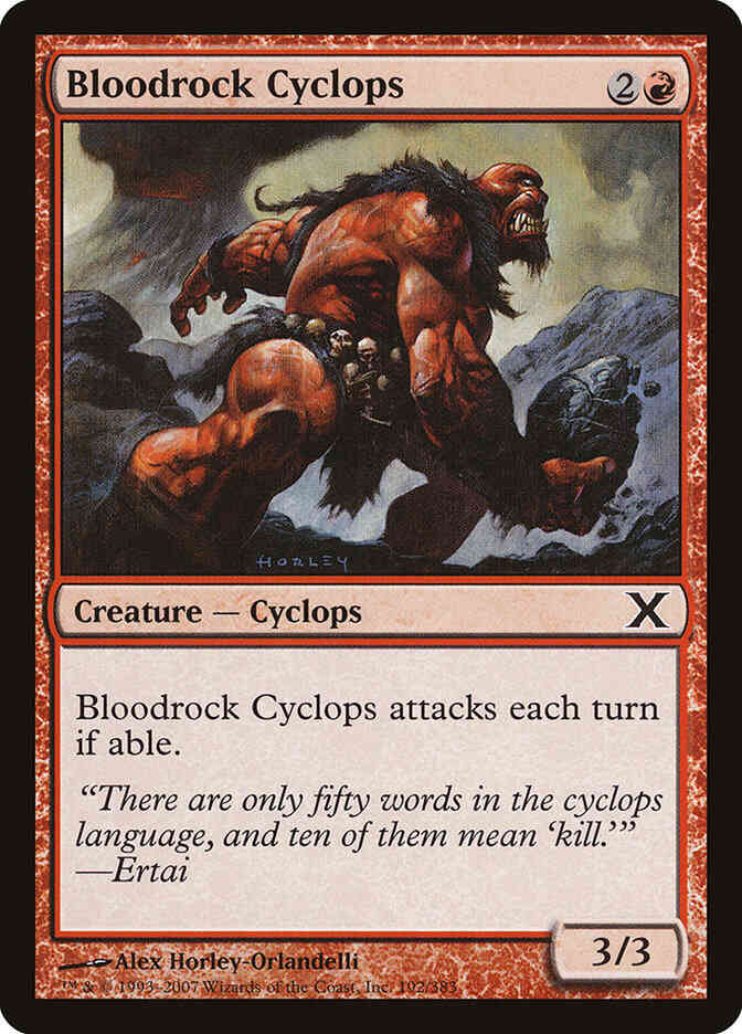 Bloodrock Cyclops [192] [Tenth Edition] [Non-Foil]