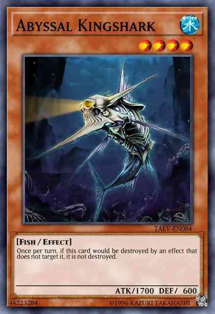 Abyssal Kingshark - BP01-EN155 - Starfoil Rare - 1st Edition