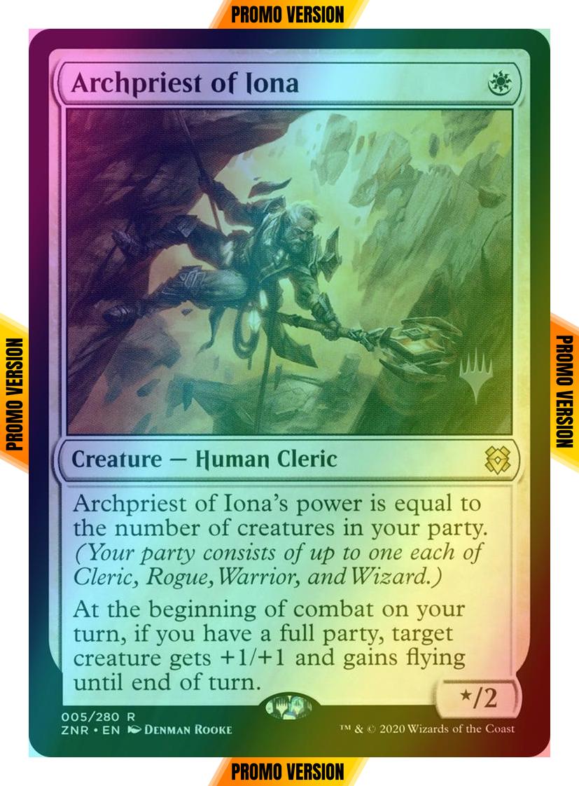 Archpriest of Iona [Promo Pack] [5p] [Zendikar Rising Promos] [Foil]