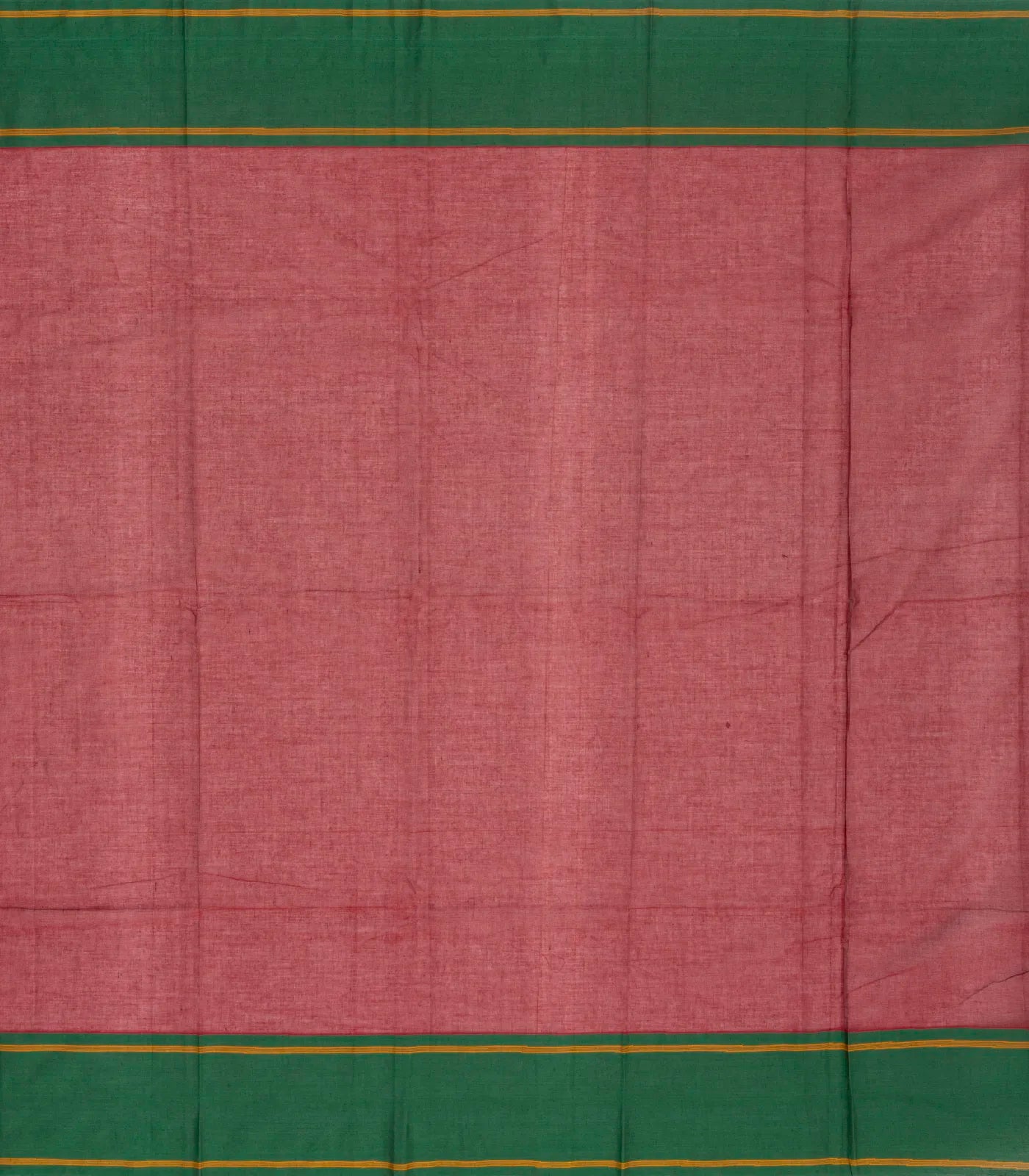 Crimson Woven Chettinad Cotton Saree With Star Buttas