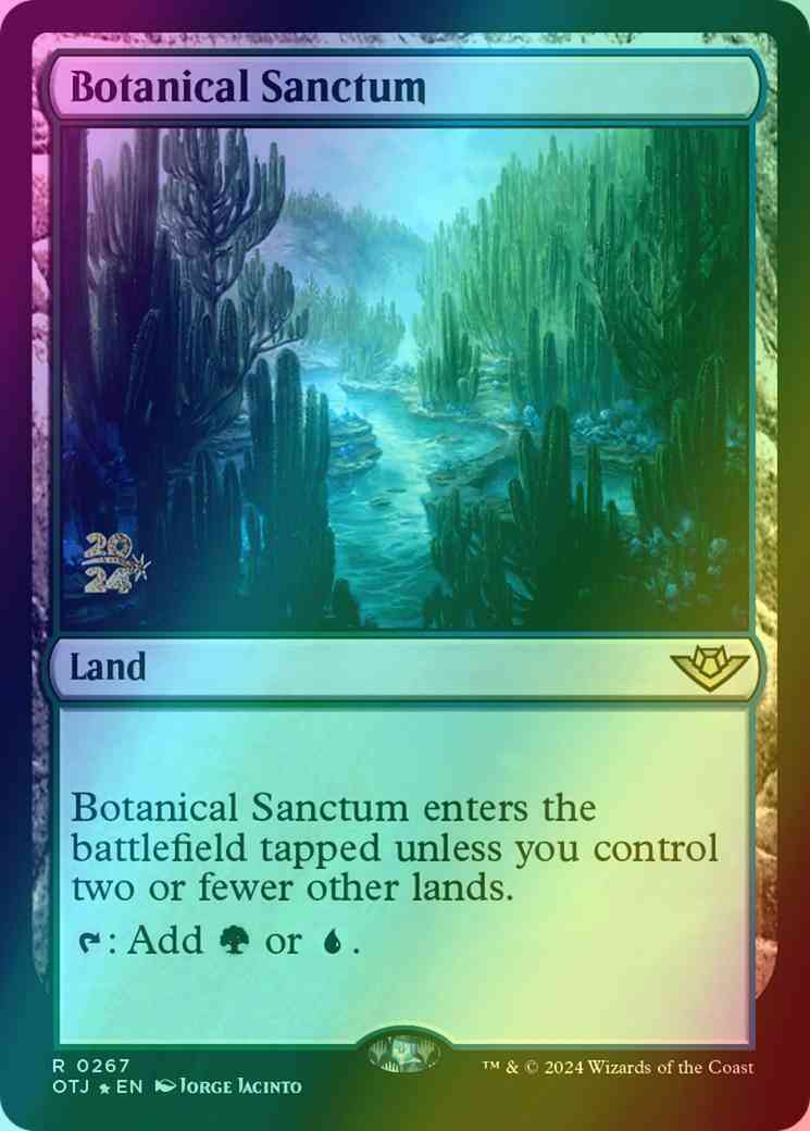 Botanical Sanctum [267s] [Prerelease] [Outlaws of Thunder Junction: Promos] [Foil]