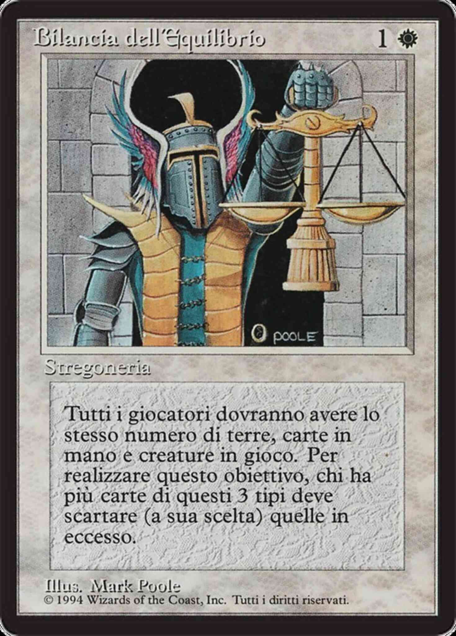 Balance - Italian [3] [Foreign Black Border: Italian] [Non-Foil]