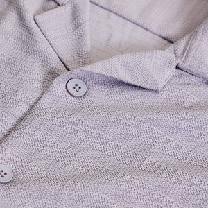 Lavender Stripes Box Fit Shirt