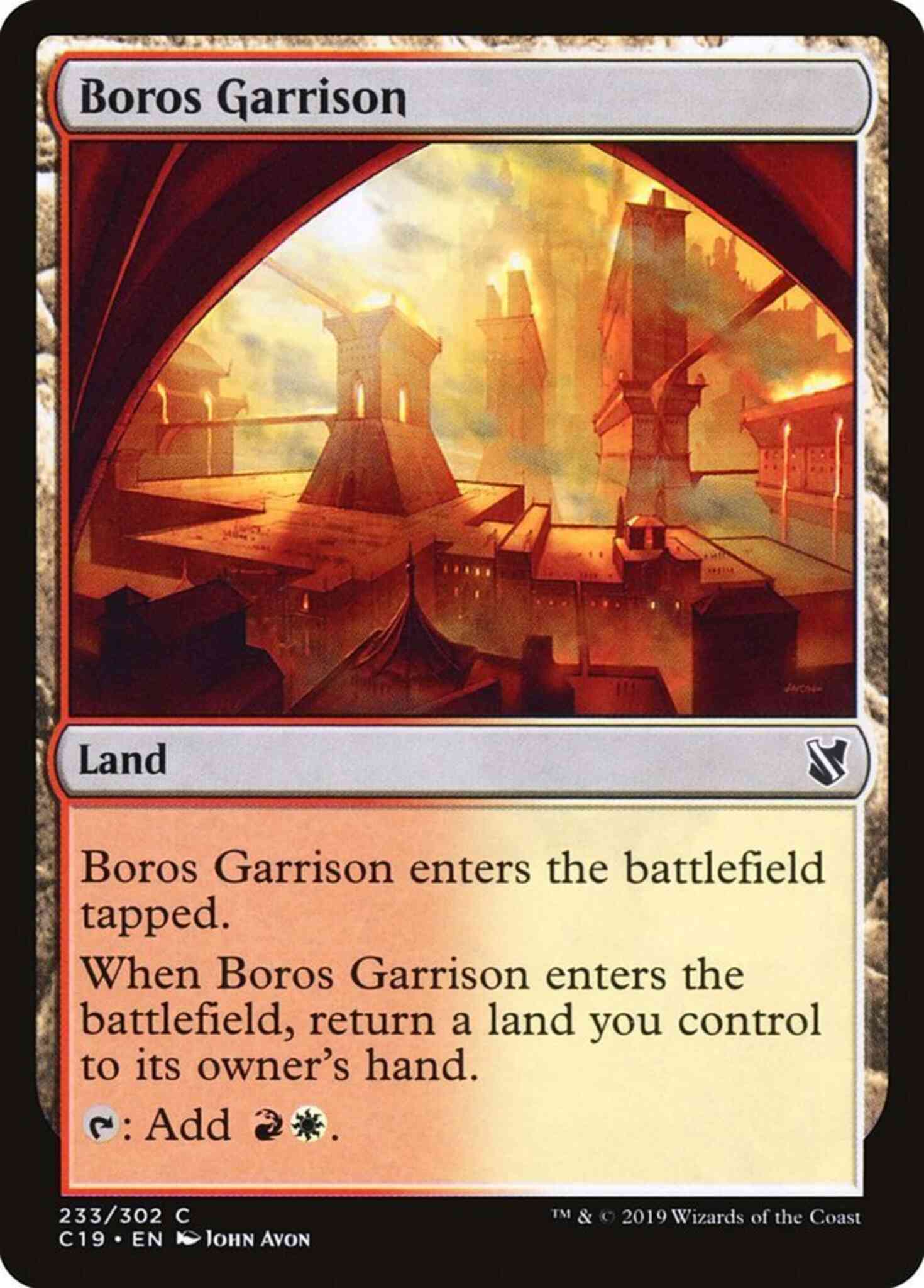 Boros Garrison [233] [Commander 2019] [Non-Foil]