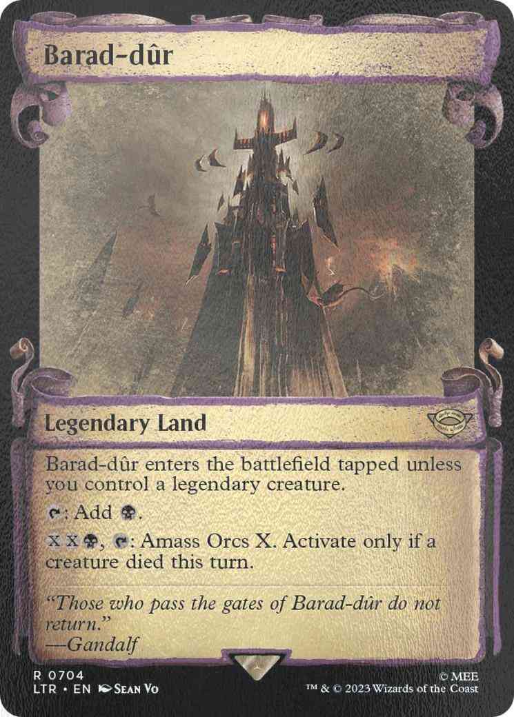 Barad-dûr [704] [Scrolls Showcase] [The Lord of the Rings: Tales of Middle-earth] [Silver Foil]