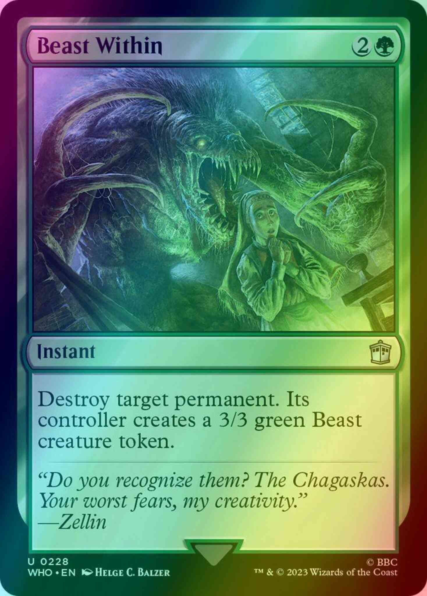 Beast Within [228] [Universes Beyond: Doctor Who] [Foil]