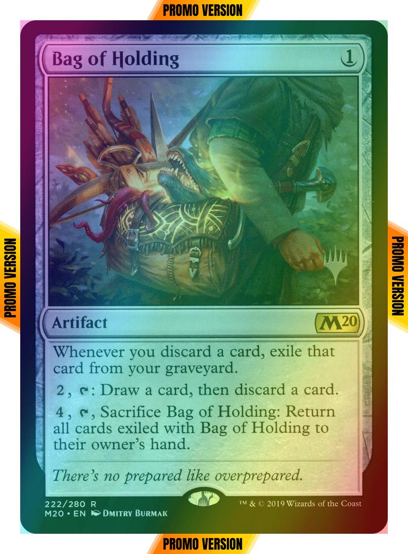 Bag of Holding [222p] [Promo Pack] [Core Set 2020 Promos] [Foil]