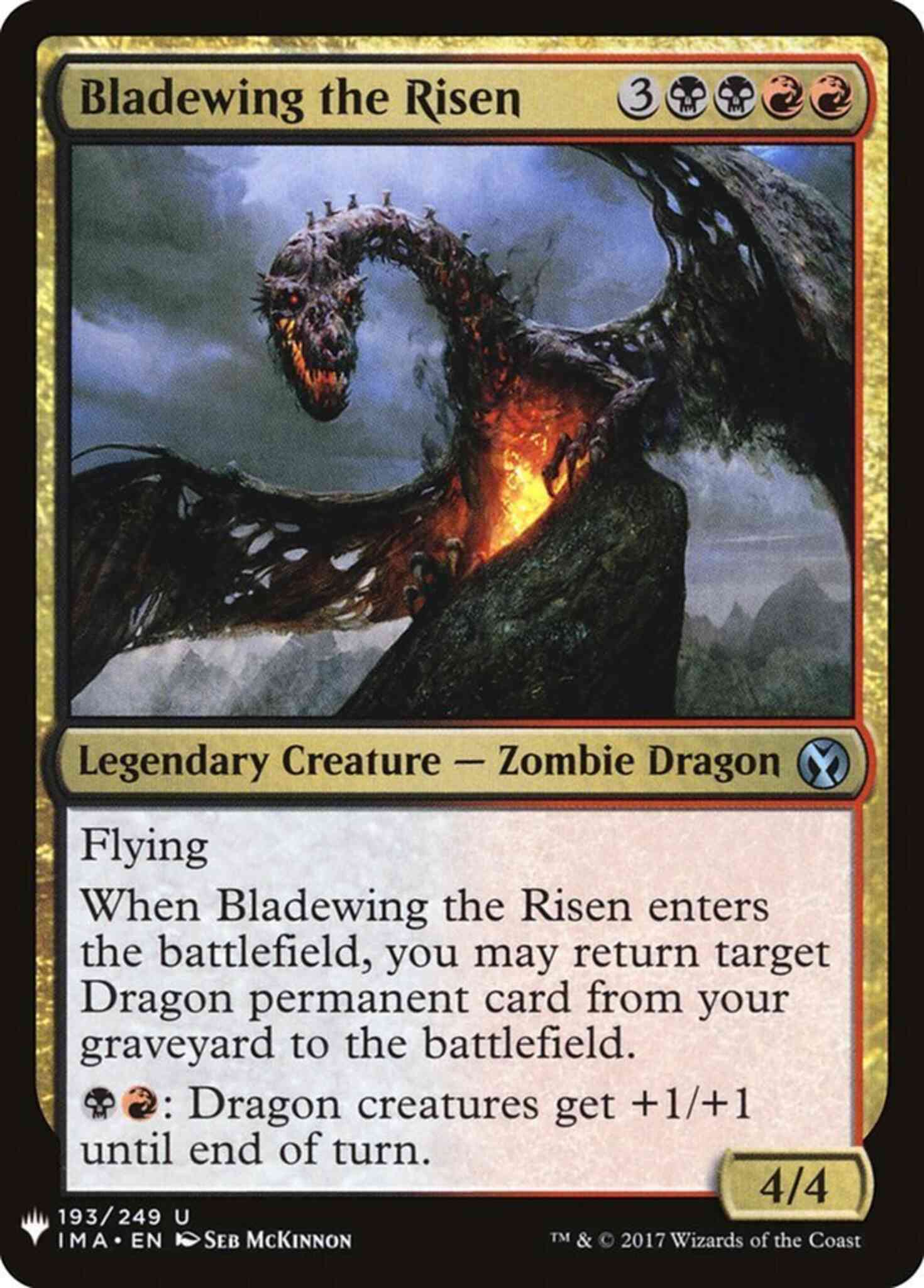 Bladewing the Risen [IMA-193] [The List] [Non-Foil]