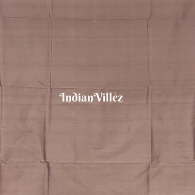 Tortilla Brown Sambalpuri Ikat Natural Dyed Silk Saree