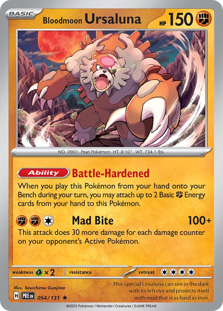 Bloodmoon Ursaluna - 054/131 - Rare [sv085-054] [Holo]