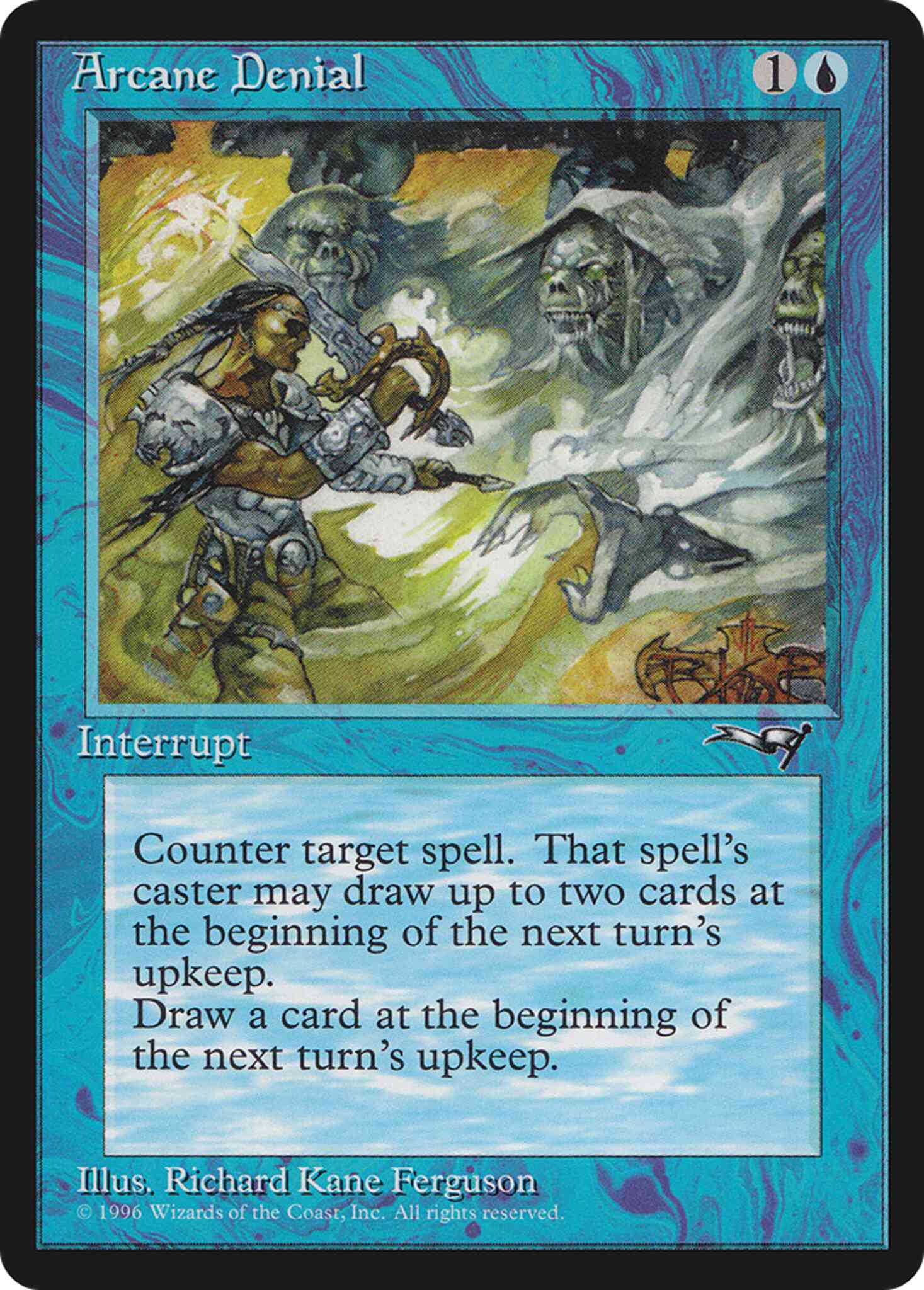Arcane Denial [Young Warrior Talking to Spirits] [22b] [Alliances] [Non-Foil]
