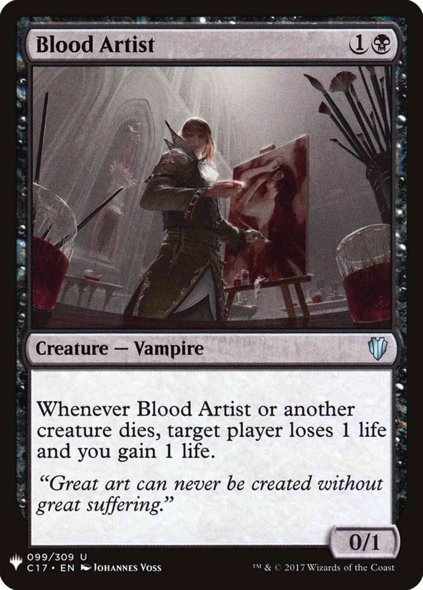 Blood Artist [C17-99] [The List] [Non-Foil]