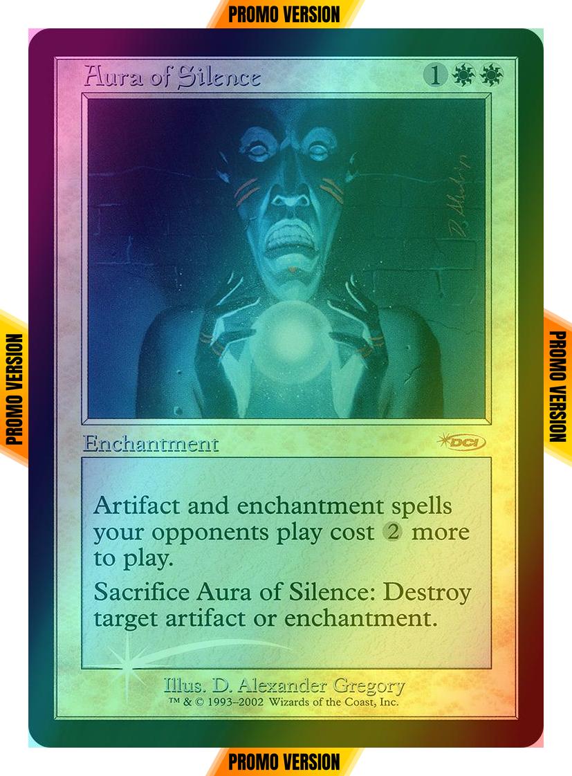 Aura of Silence [8] [Friday Night Magic 2002] [Foil]