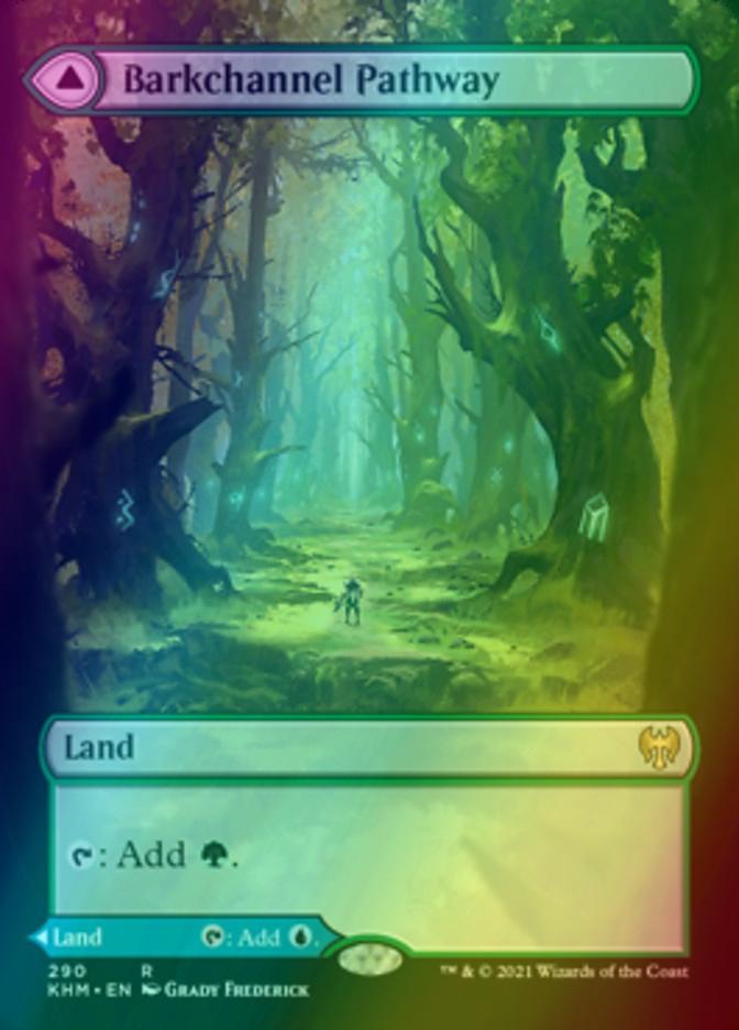 Barkchannel Pathway // Tidechannel Pathway [290] [Borderless] [Kaldheim] [Foil]
