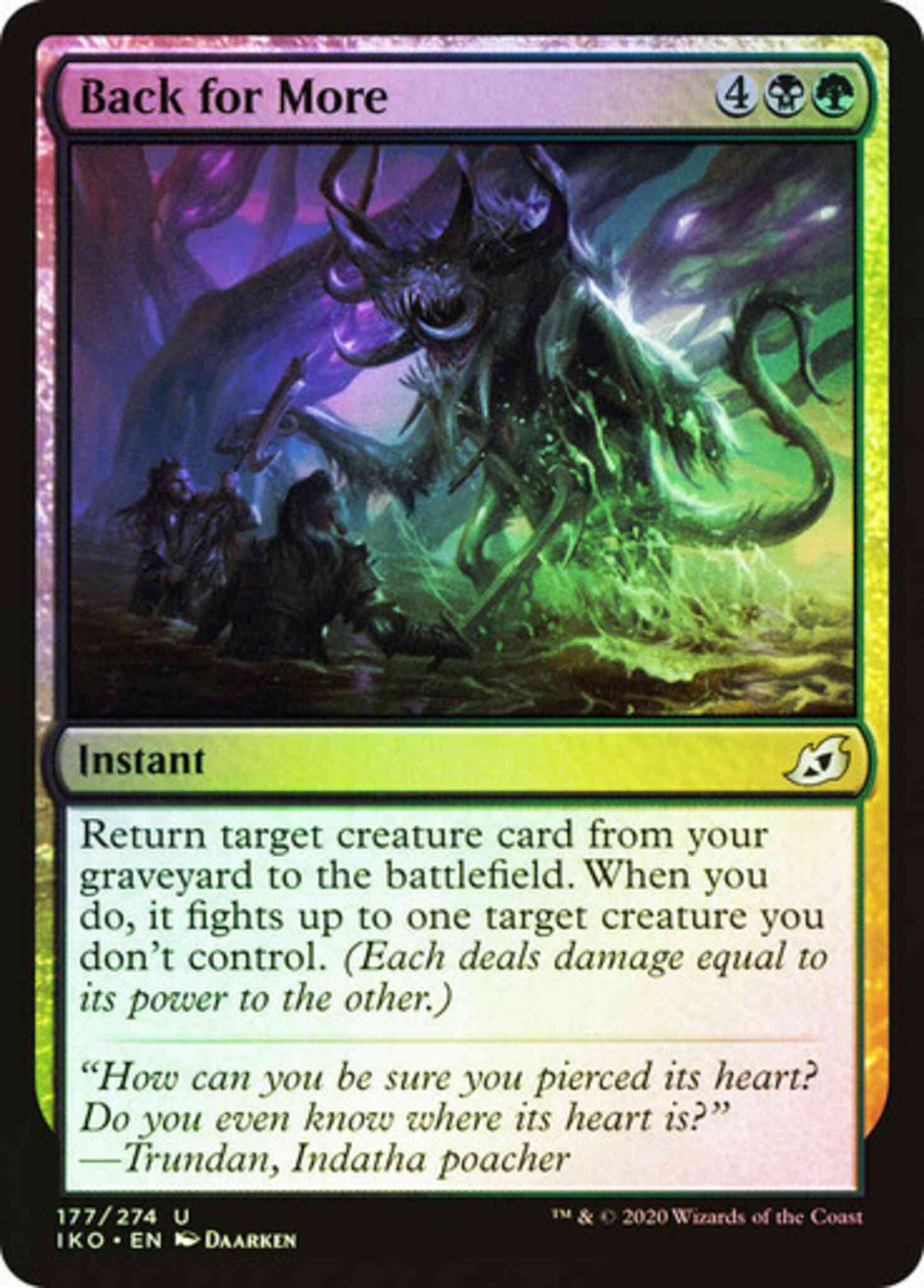 Back for More [177] [Ikoria: Lair of Behemoths] [Foil]