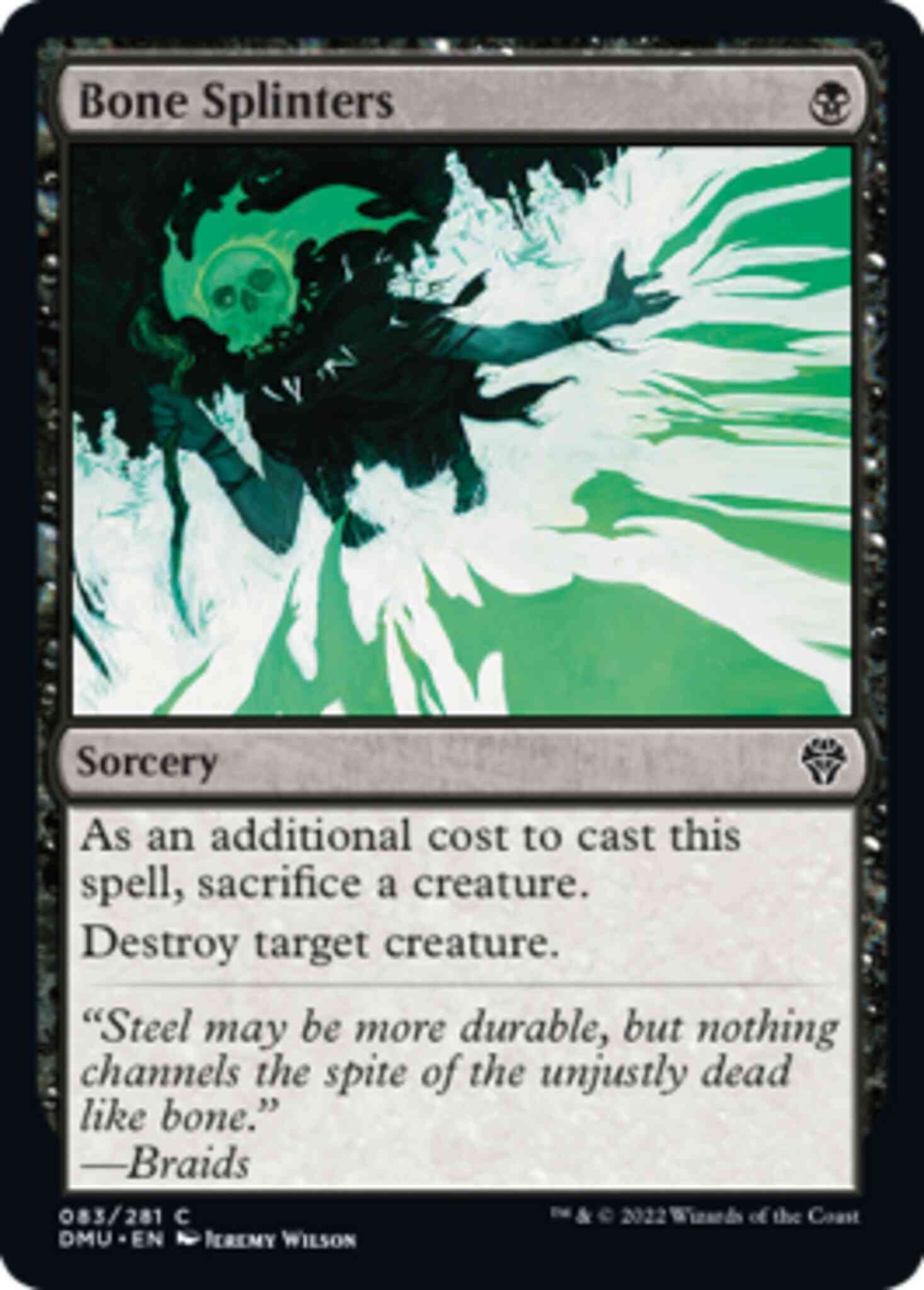 Bone Splinters [83] [Dominaria United] [Non-Foil]