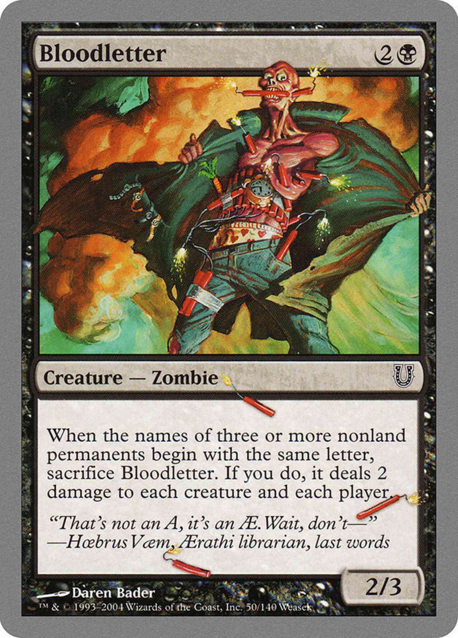 Bloodletter [50] [Unhinged] [Non-Foil]