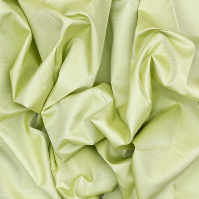 Mint Green Handloom Kanchipuram Korvai Silk Saree With Violet Border