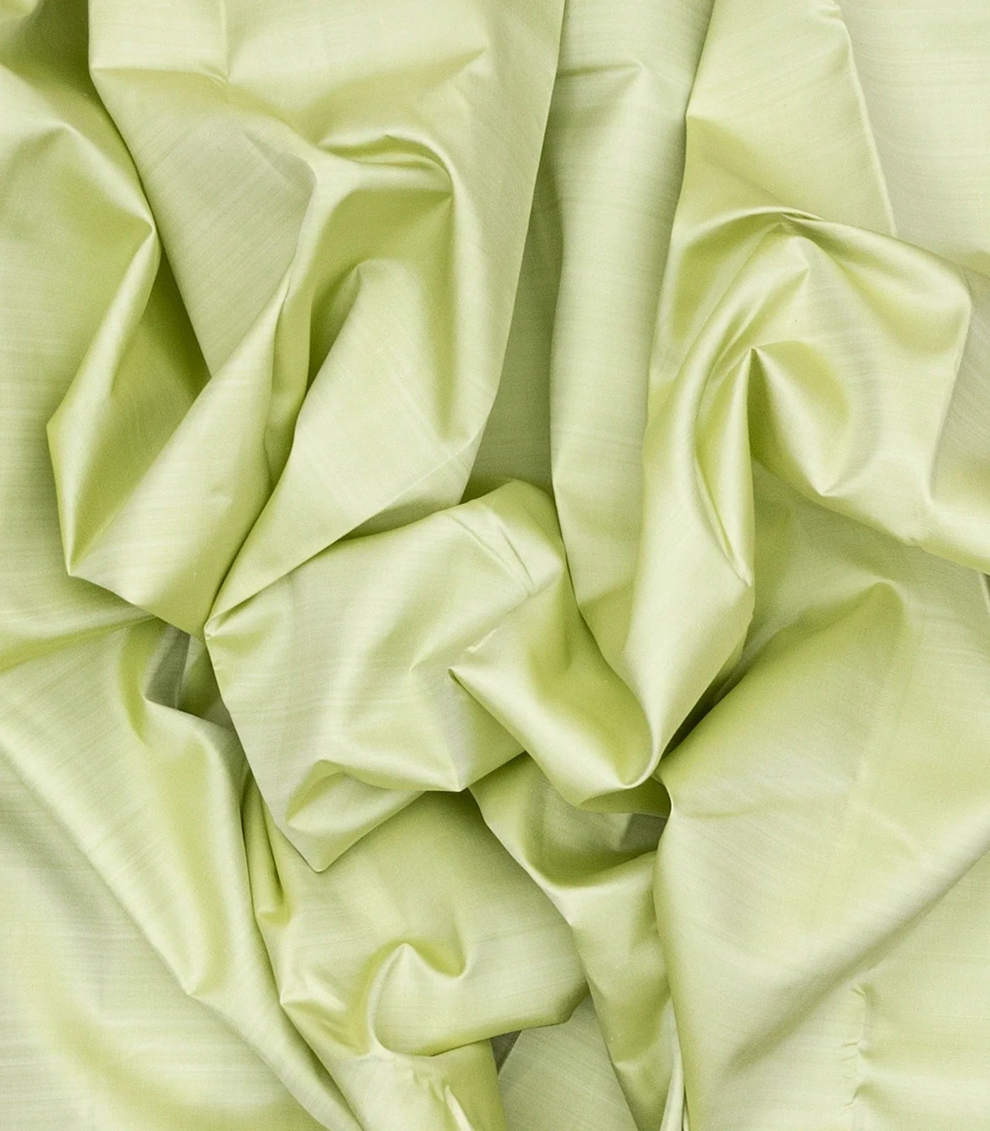 Mint Green Handloom Kanchipuram Korvai Silk Saree With Violet Border