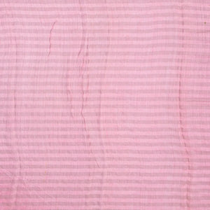Pink Handwoven Linen Saree With Tree of Life Embroidery Motifs