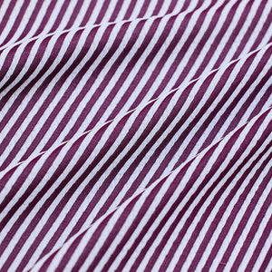 Purple Stripes Slim Fit Stretch Shirt