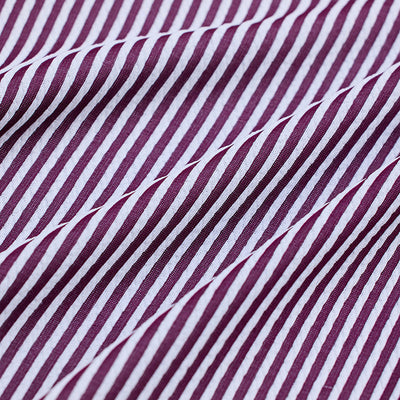 Purple Stripes Slim Fit Stretch Shirt