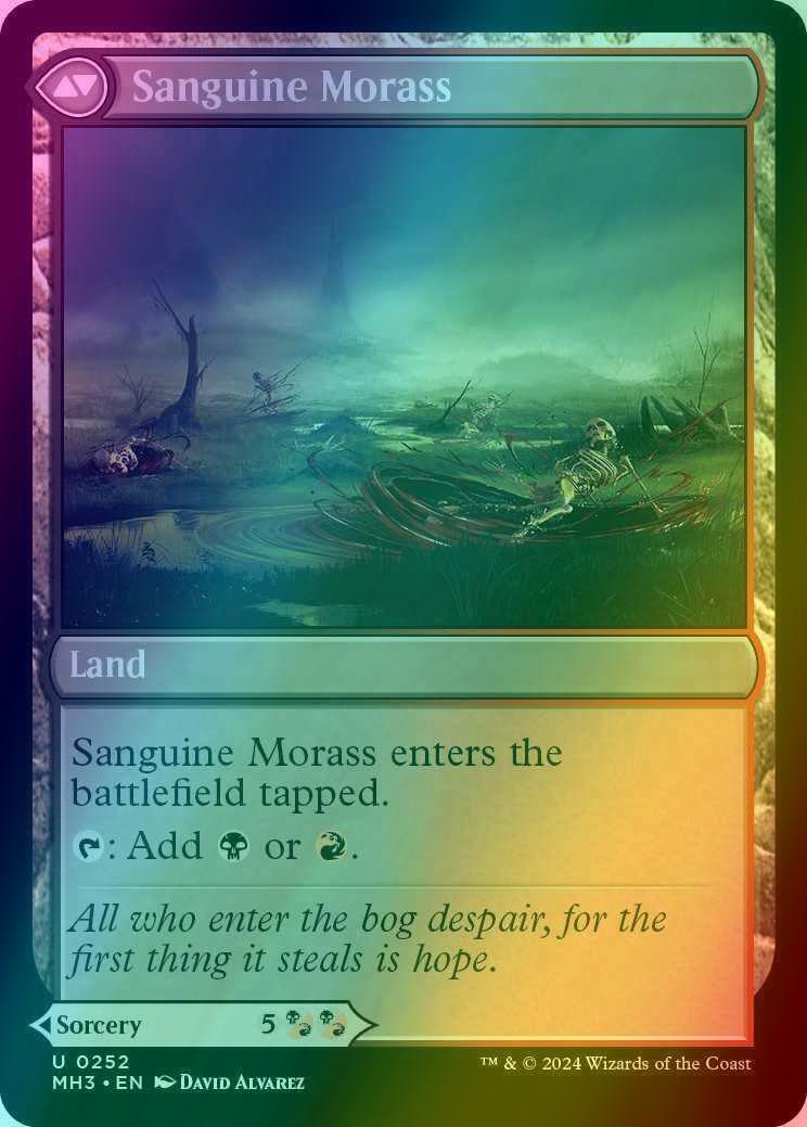 Bloodsoaked Insight // Sanguine Morass [252] [Modern Horizons 3] [Foil]