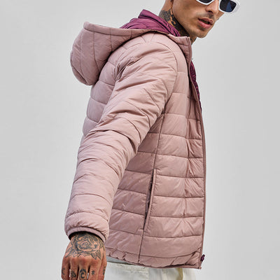 Pink Reversible Puffer Jacket