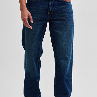 Navy Relaxed Fit Jeans
