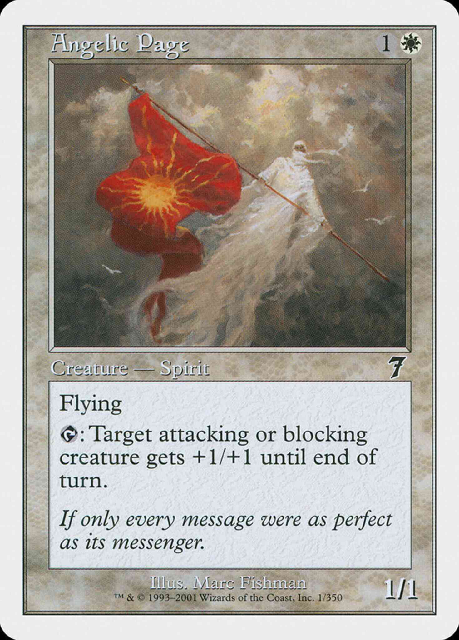 Angelic Page [1] [Seventh Edition] [Non-Foil]