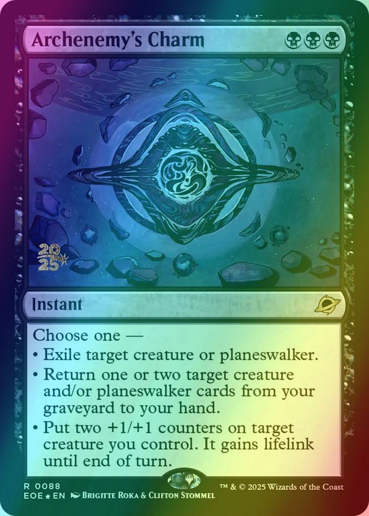 Archenemy's Charm [88s] [Prerelease] [Edge of Eternities: Promos] [Foil]
