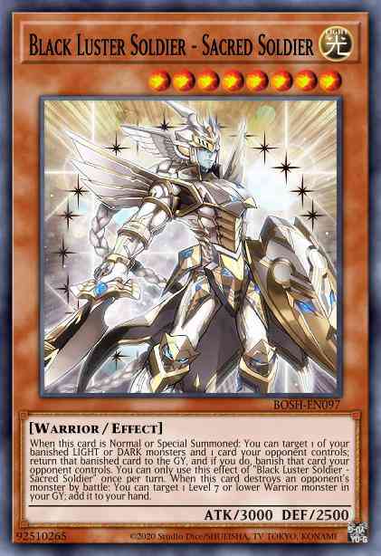 Black Luster Soldier - Sacred Soldier - TOCH-EN035 - Rare - Unlimited