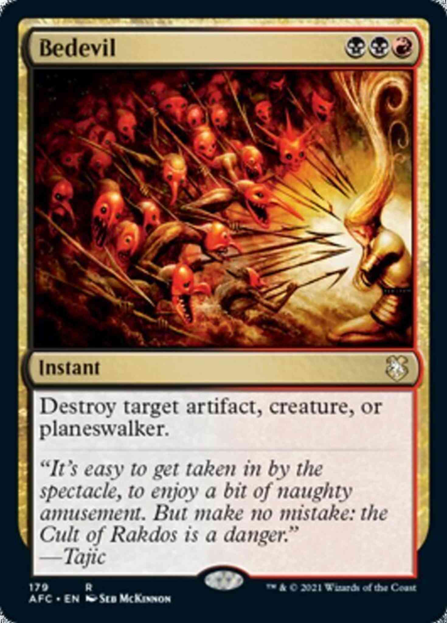 Bedevil [179] [Adventures in the Forgotten Realms Commander] [Non-Foil]