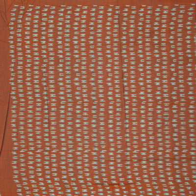 Sea Green Handwoven Orissa Cotton Saree With Tie & Dye Floral Motifs