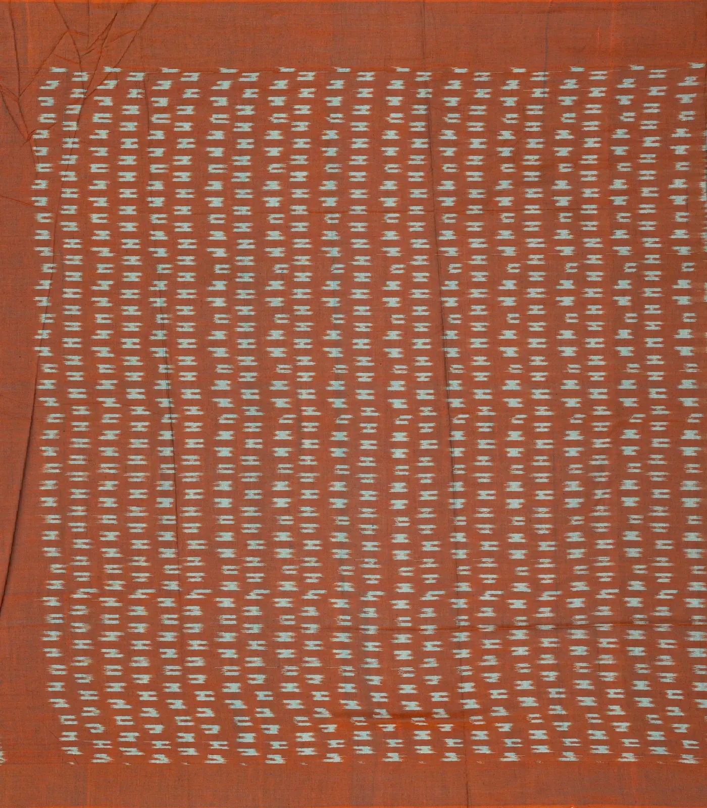 Sea Green Handwoven Orissa Cotton Saree With Tie & Dye Floral Motifs